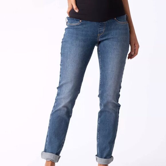 Seraphine Post-Maternity Shaping Boyfriend Jeans Size 6 - Picture 3 of 7